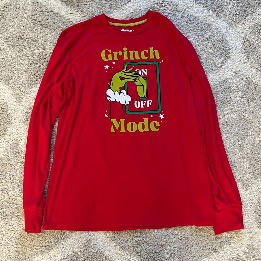 Dr. Seuss Grinch Pajama Shirt